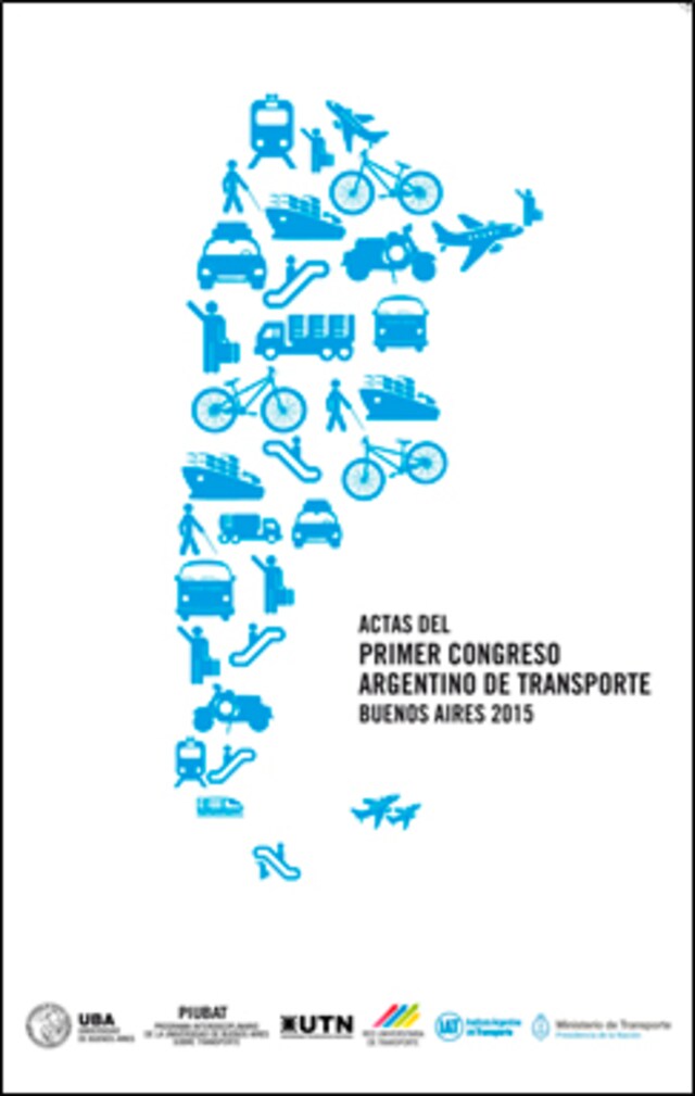 Okładka książki dla Actas del Primer Congreso Argentino de Transporte Buenos Aires 2015