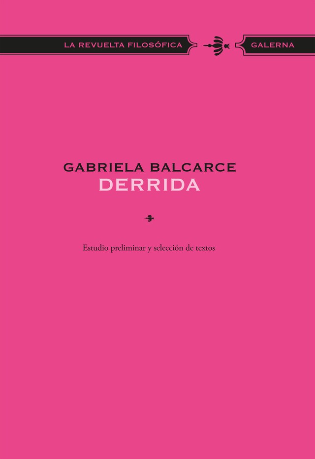 Copertina del libro per Derrida