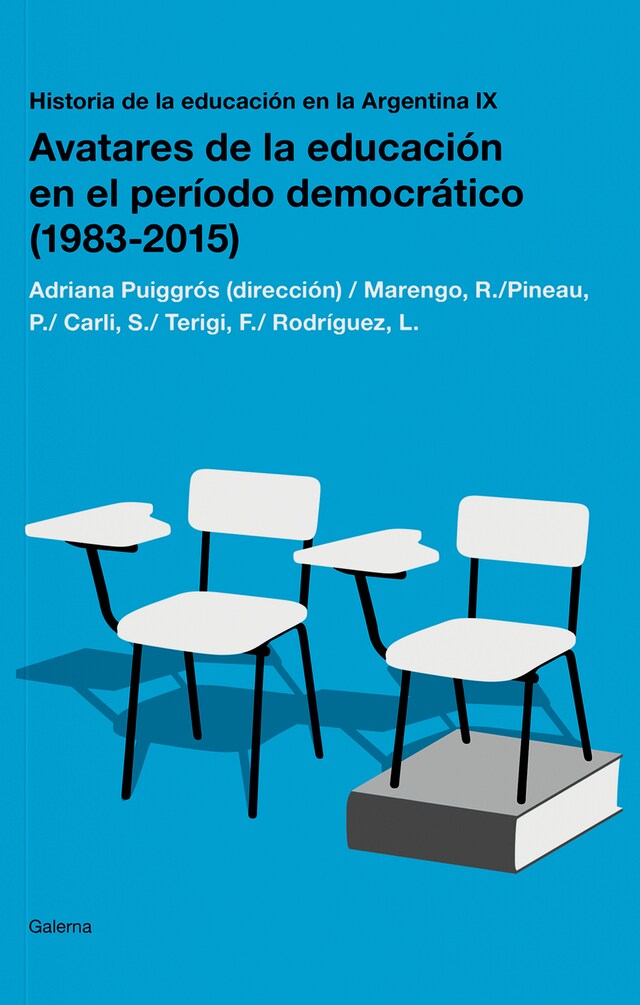 Kirjankansi teokselle Historia de la educación en la Argentina IX