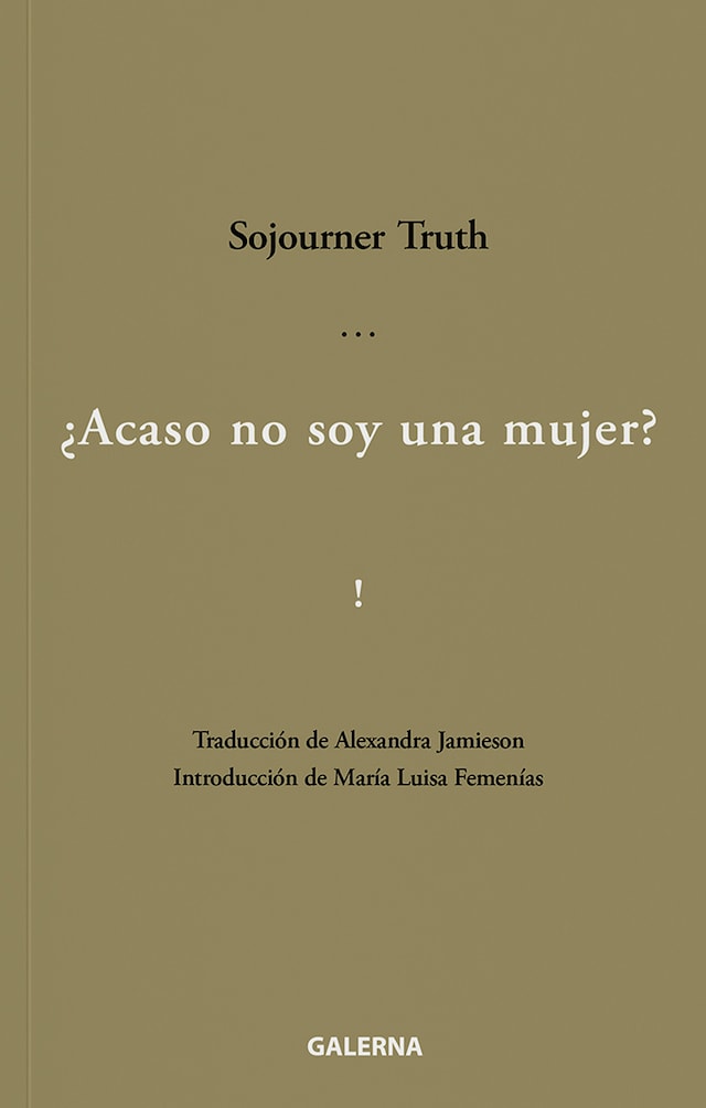 Book cover for ¿Acaso no soy una mujer?