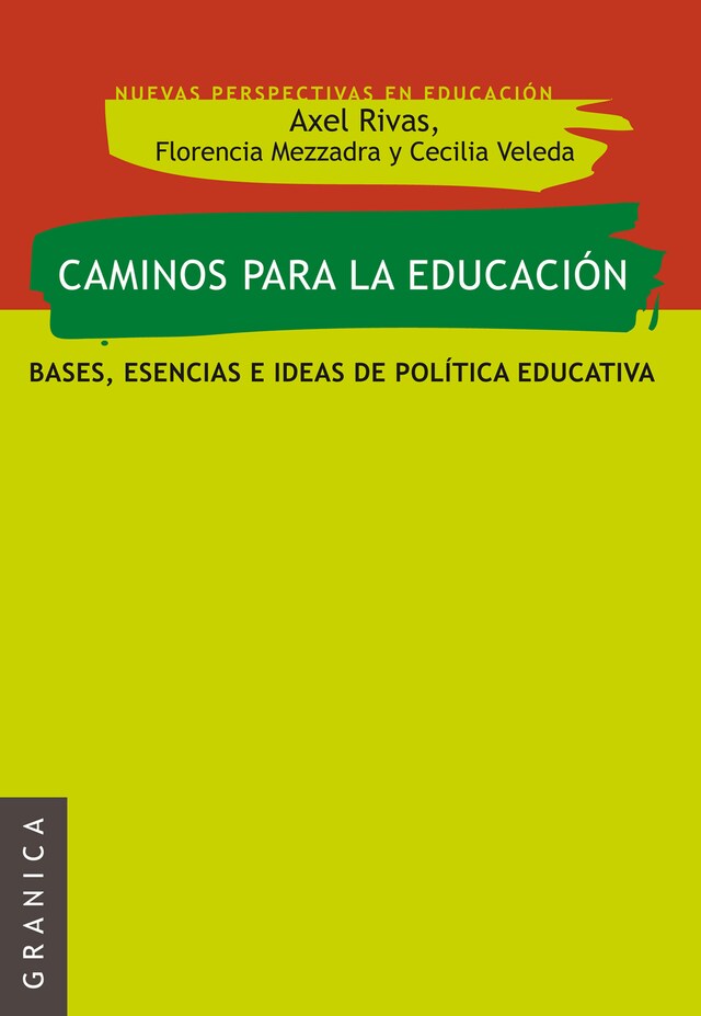 Couverture de livre pour Caminos para la educación