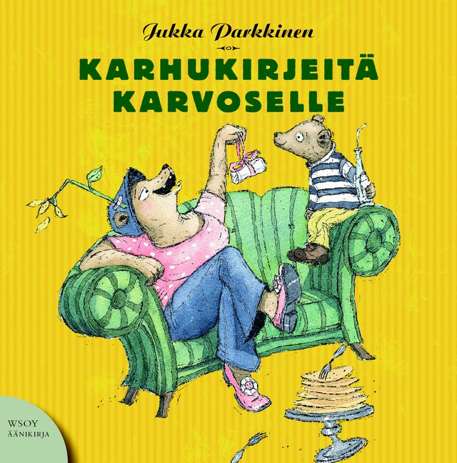 Book cover for Karhukirjeitä Karvoselle