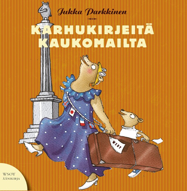 Book cover for Karhukirjeitä kaukomailta