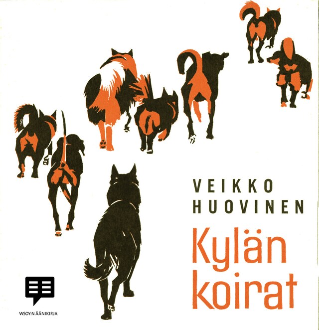 Kylän koirat Kirjankansi teokselle Kylän koirat