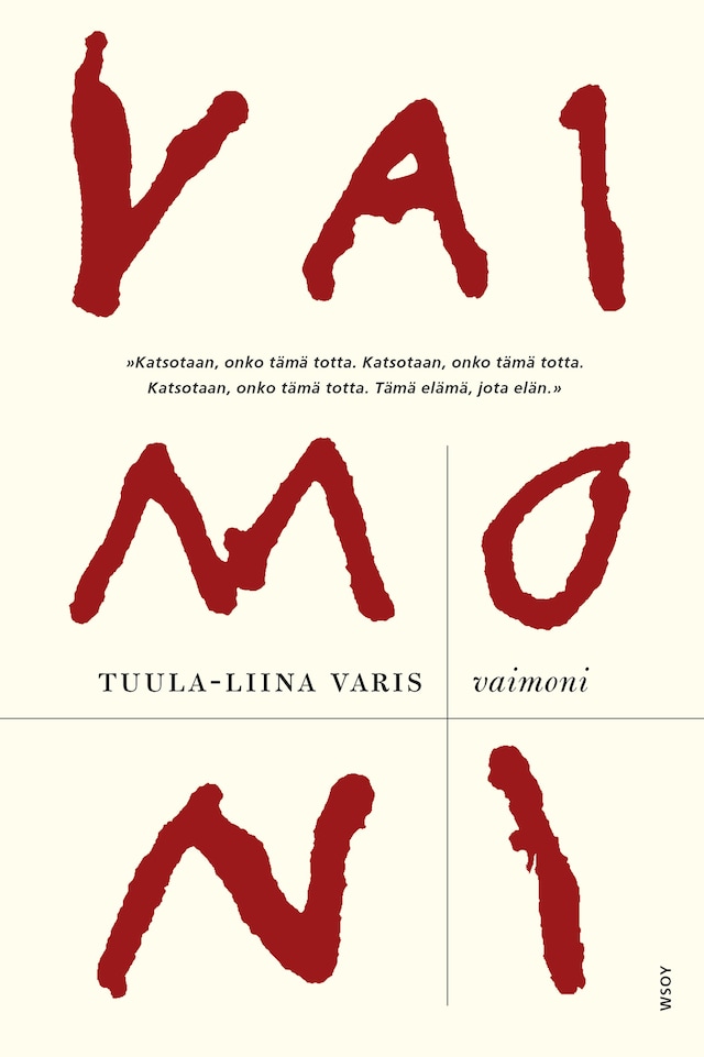 Book cover for Vaimoni