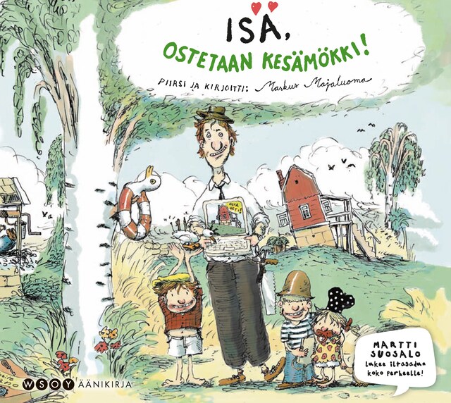 Book cover for Isä, ostetaan kesämökki!