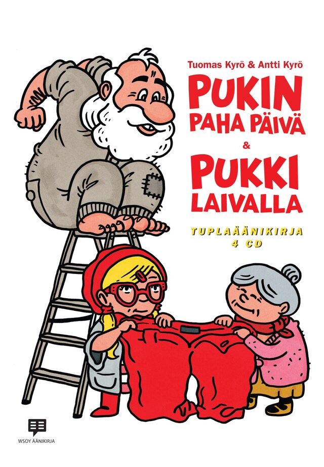 Book cover for Pukin paha päivä + Pukki laivalla
