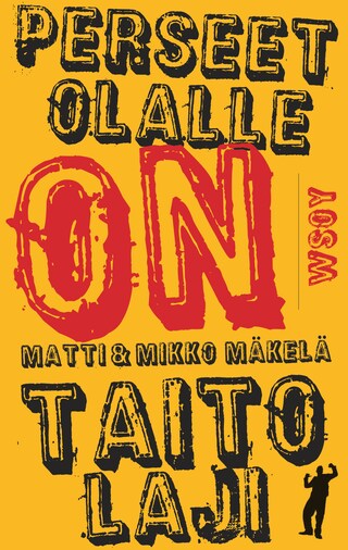 Perseet olalle on taitolaji bookCoverFor