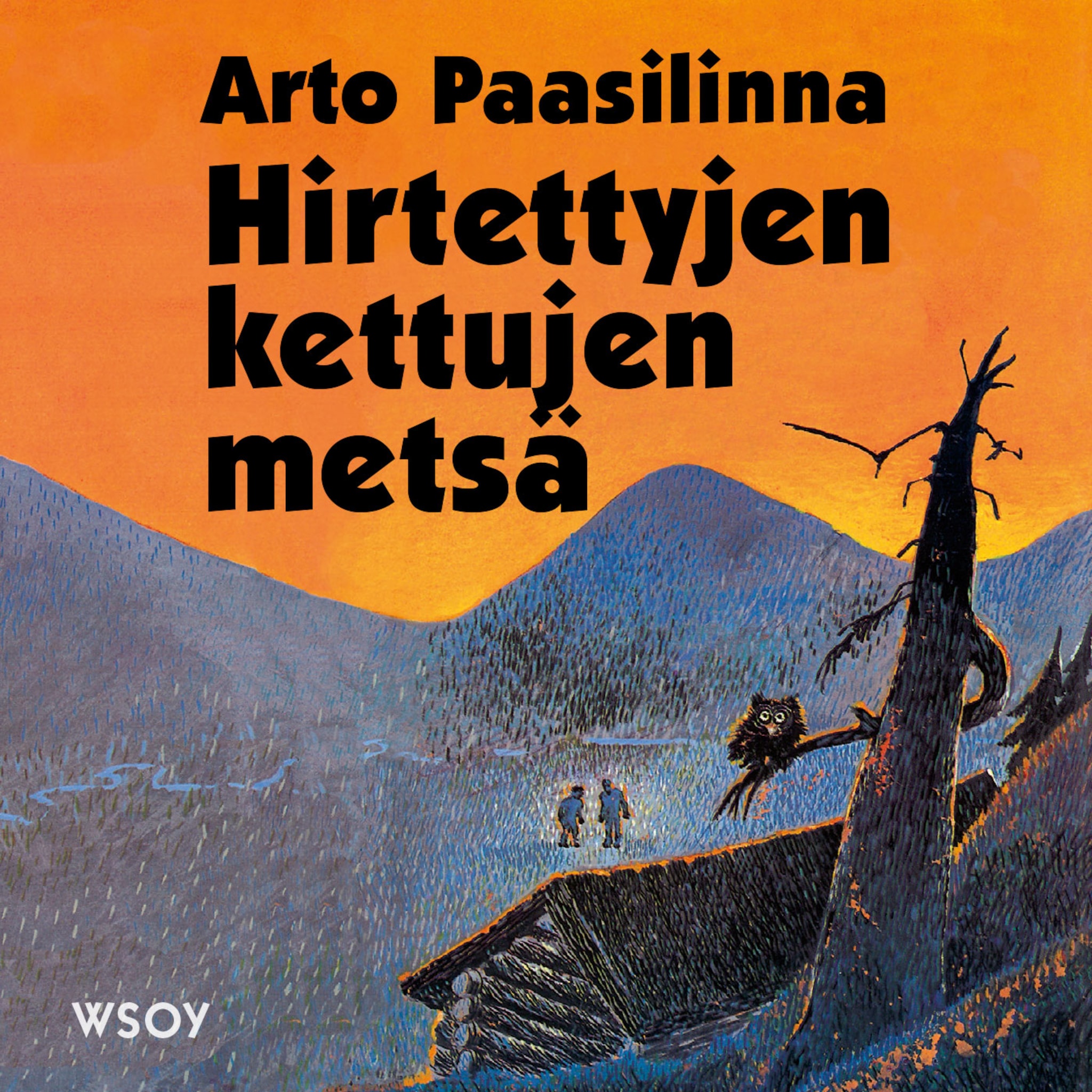 Äänikirjan Hirtettyjen kettujen metsä kansikuva