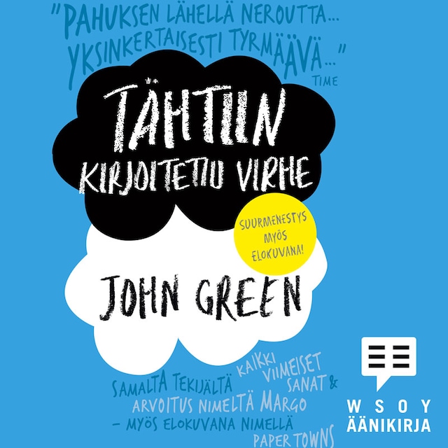 Book cover for Tähtiin kirjoitettu virhe