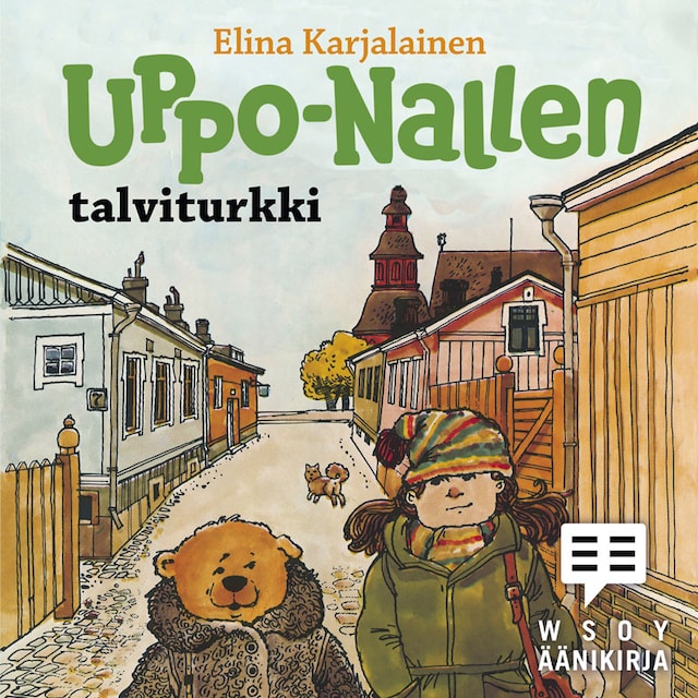 Kirjankansi teokselle Uppo-Nallen talviturkki