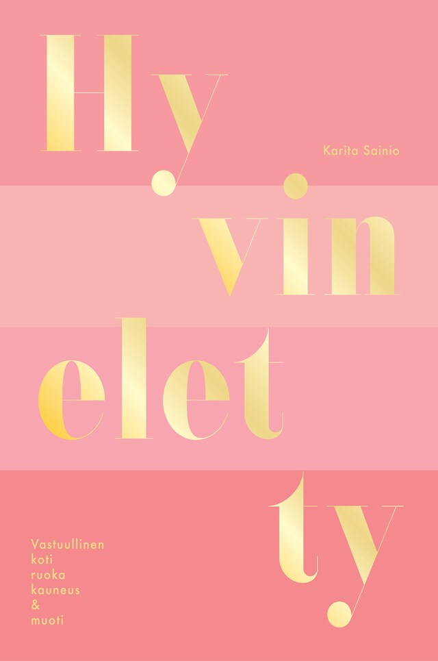 Buchcover für Hyvin eletty