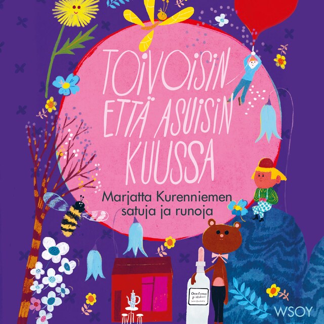 Portada de libro para Toivoisin että asuisin kuussa