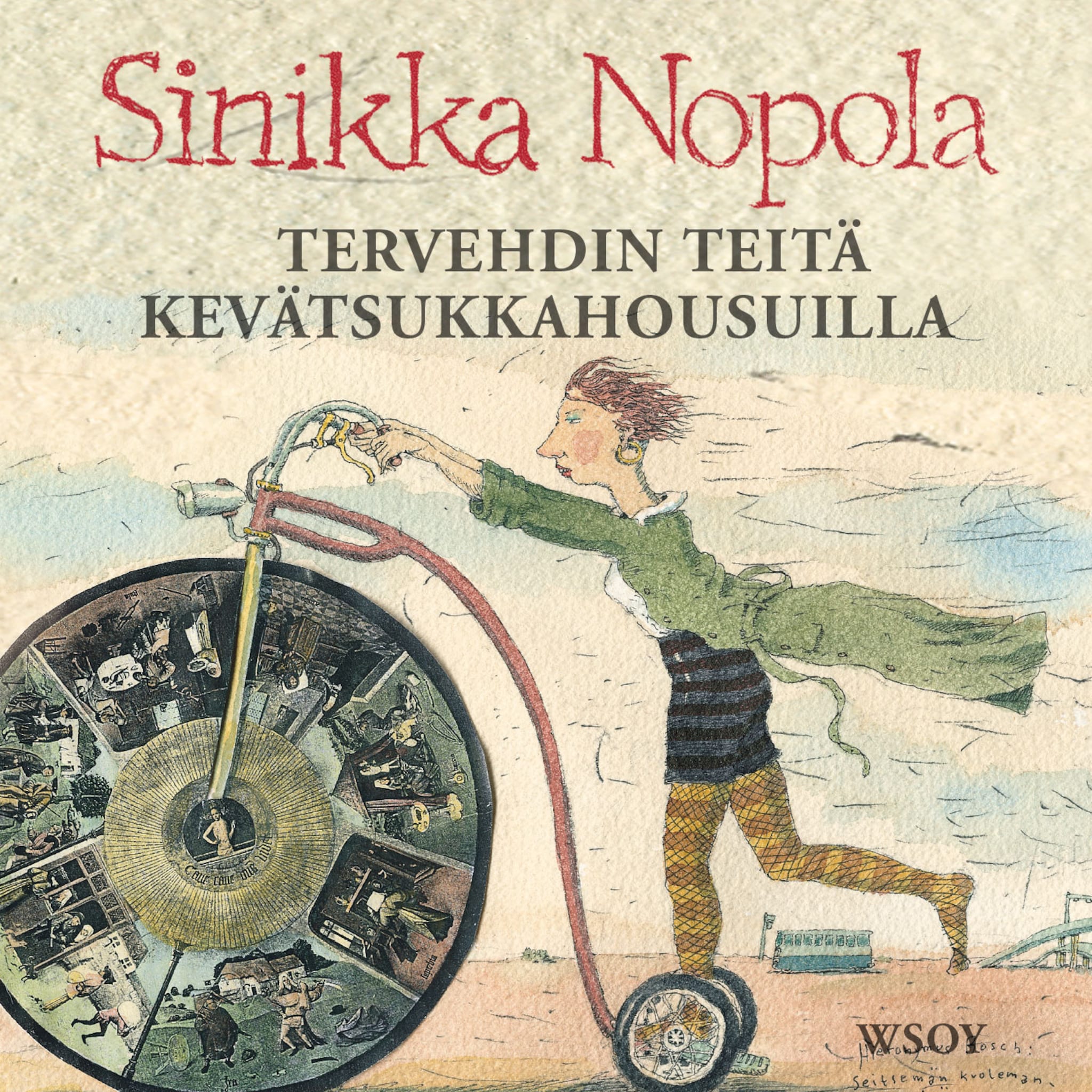 Äänikirjan Tervehdin teitä kevätsukkahousuilla kansikuva
