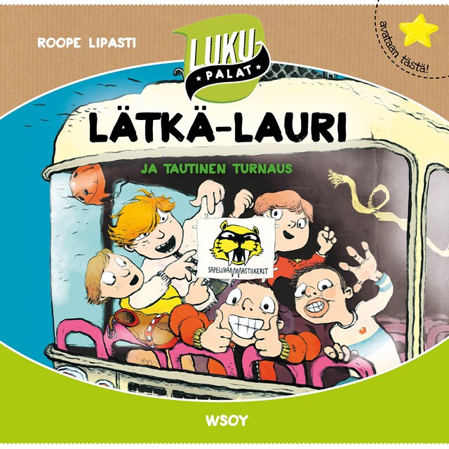 Portada de libro para Lätkä-Lauri ja tautinen turnaus