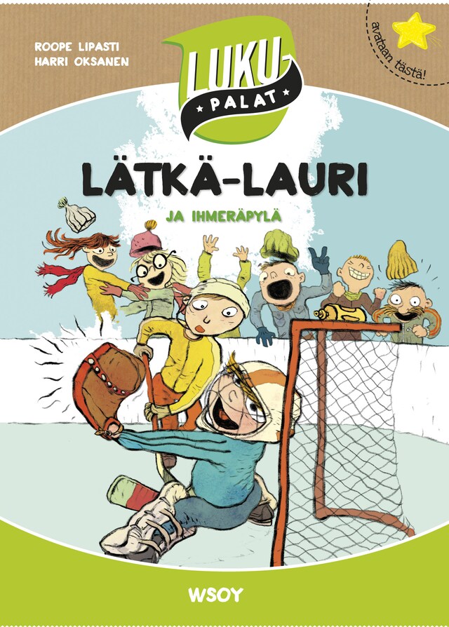 Portada de libro para Lätkä-Lauri ja ihmeräpylä (e-äänikirja)