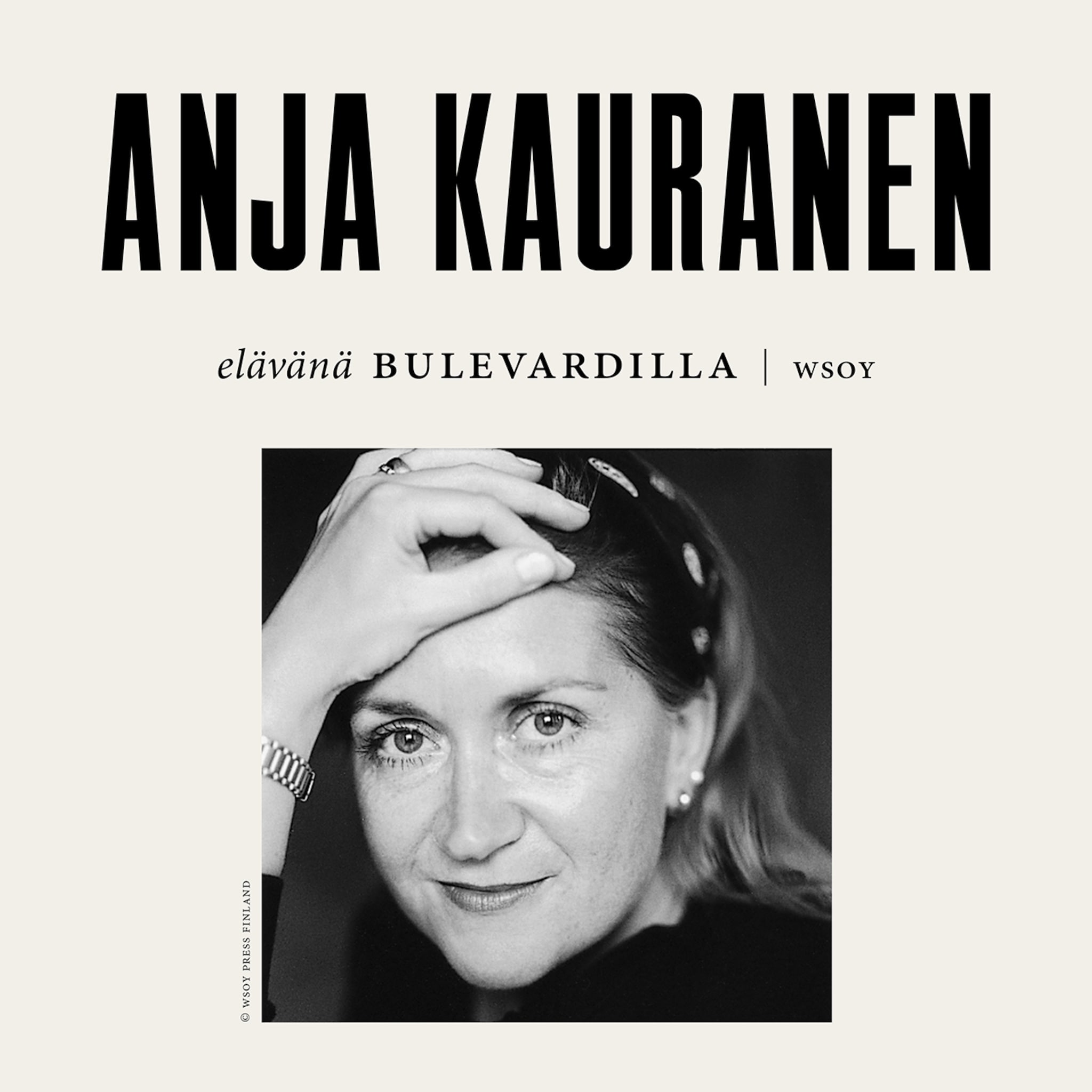 Äänikirjan Elävänä Bulevardilla - Anja Kauranen kansikuva