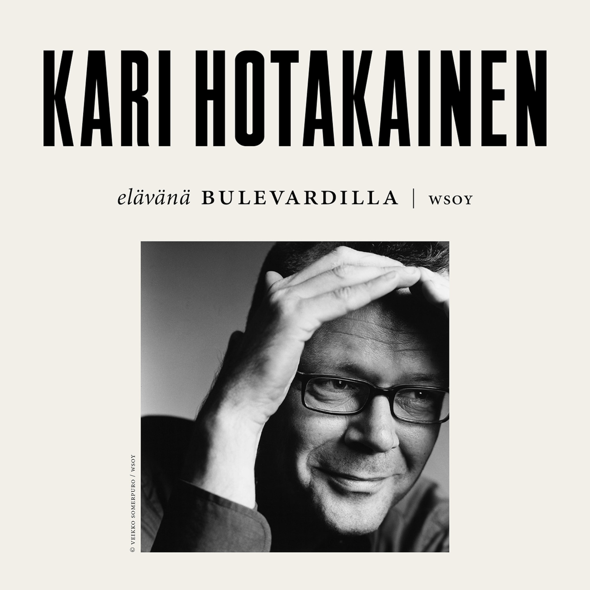 Äänikirjan Elävänä Bulevardilla - Kari Hotakainen kansikuva