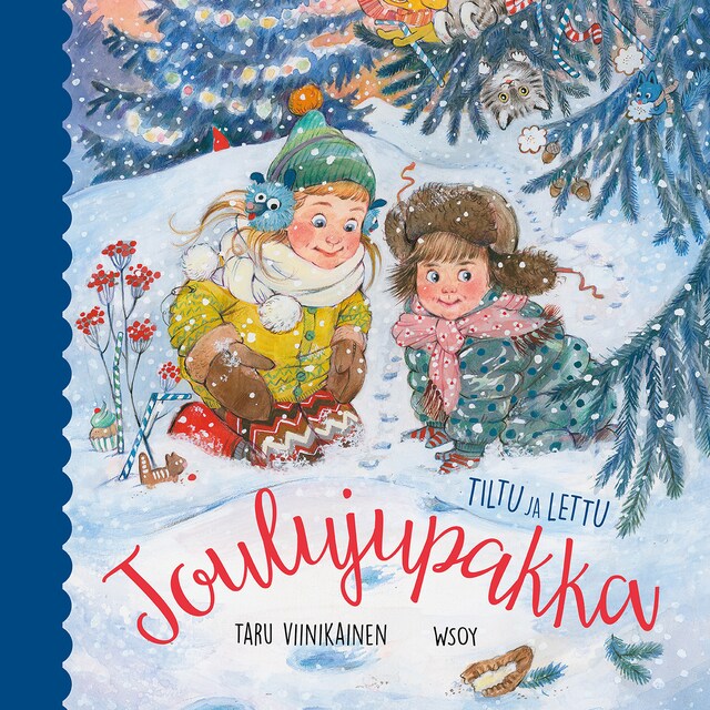 Couverture de livre pour Tiltu ja Lettu - Joulujupakka