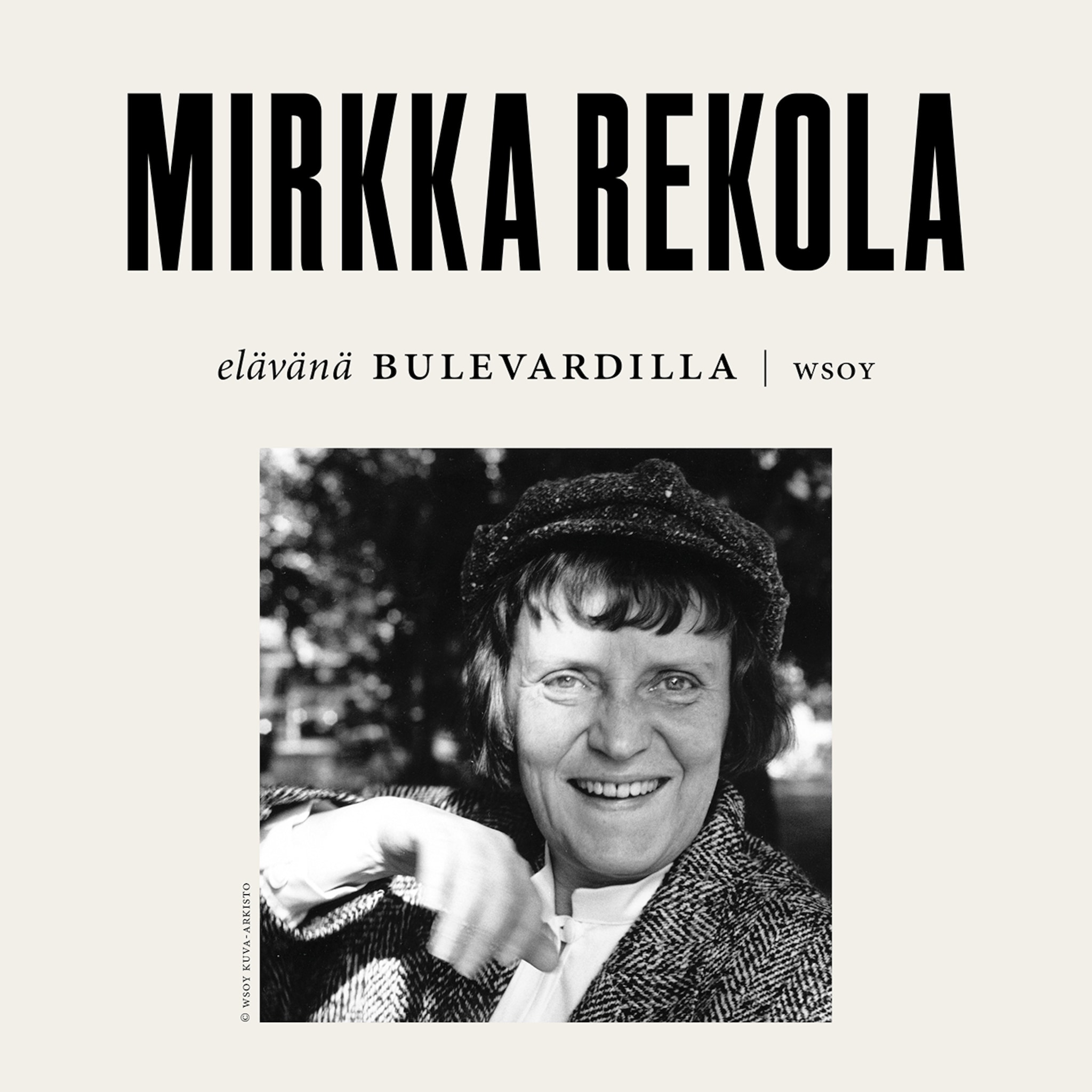 Äänikirjan Elävänä Bulevardilla - Mirkka Rekola kansikuva