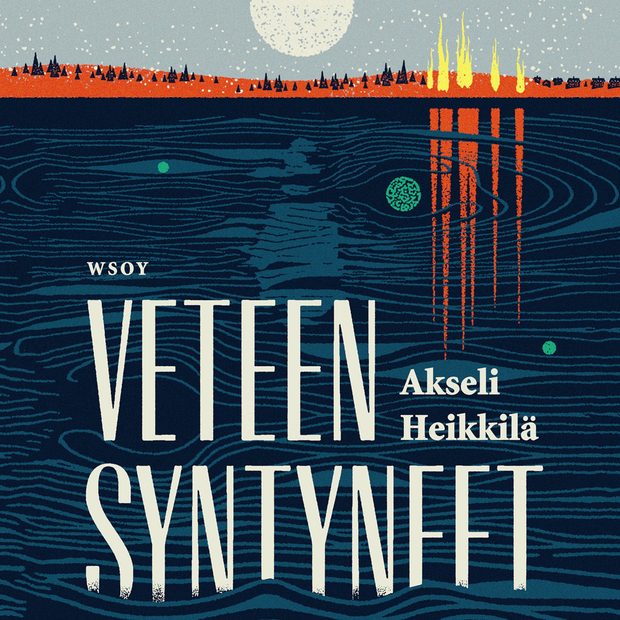 Äänikirjan Veteen syntyneet kansikuva