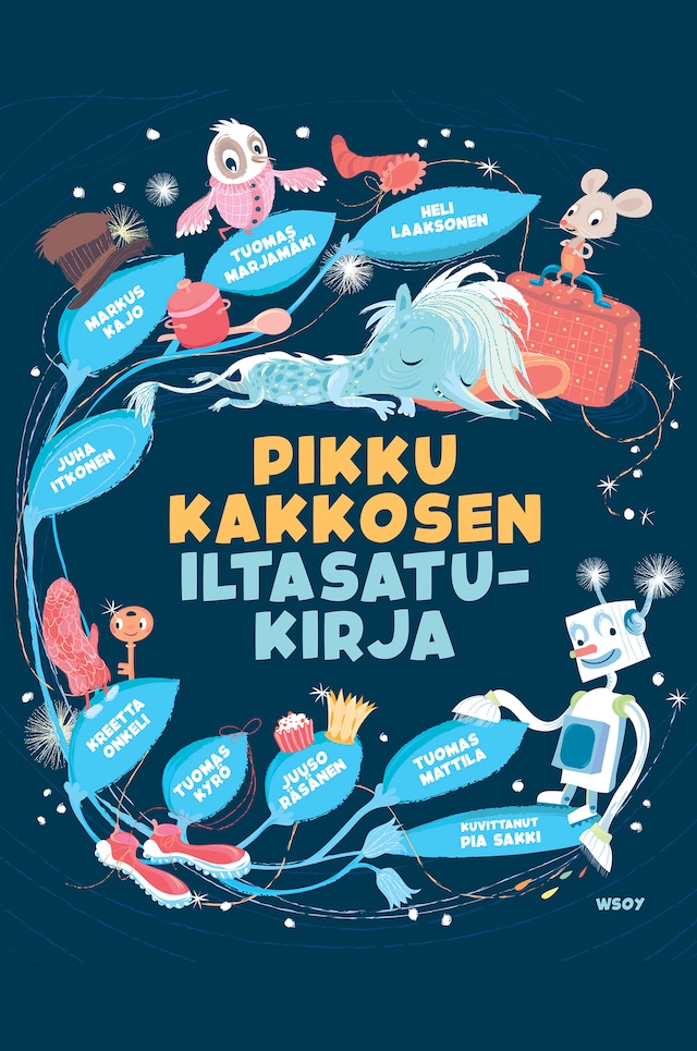 Buchcover für Pikku Kakkosen iltasatukirja