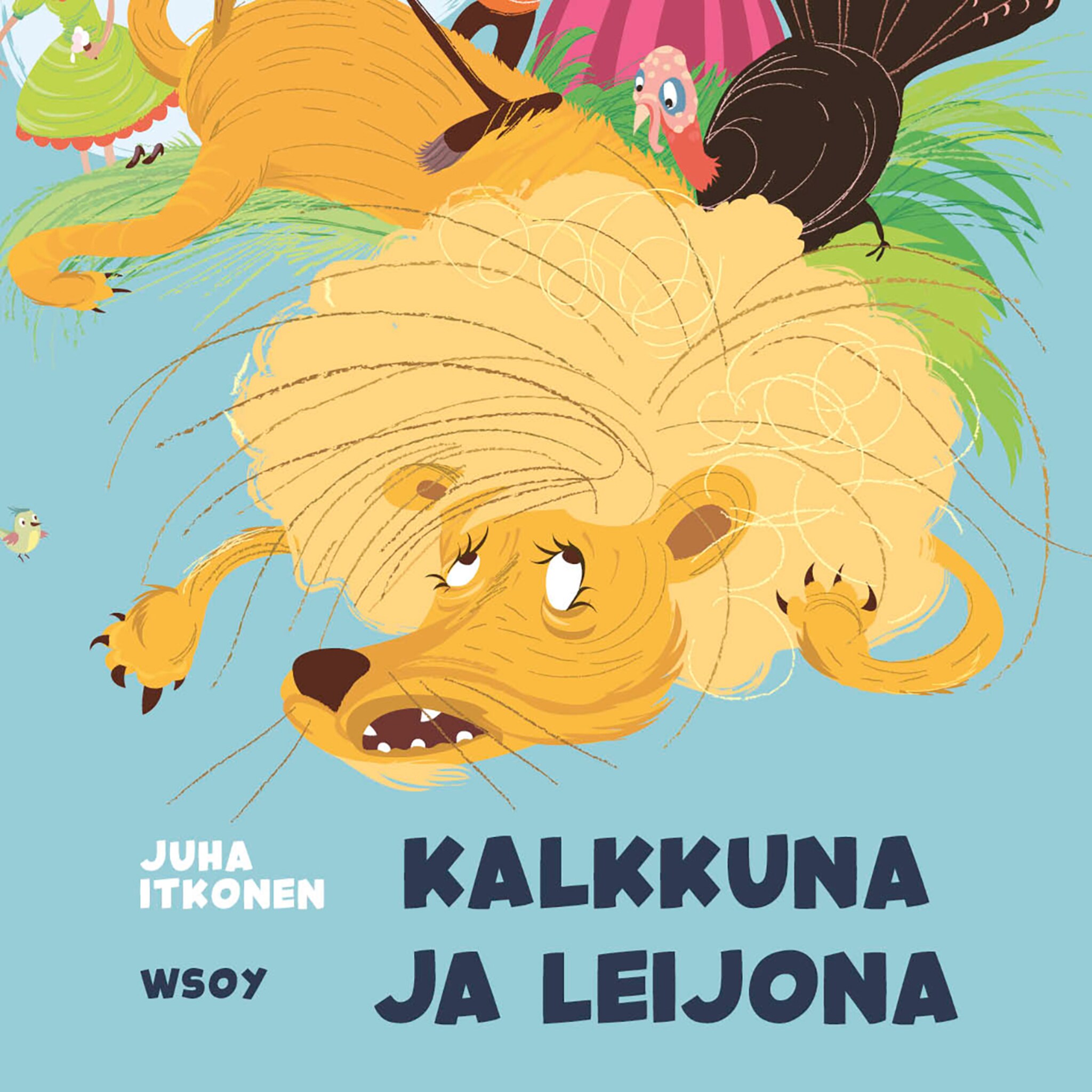Äänikirjan Pikku Kakkosen iltasatu: Kalkkuna ja leijona kansikuva