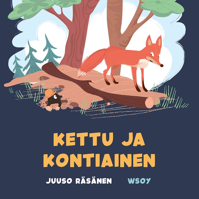 Book cover for Pikku Kakkosen iltasatu: Kettu ja kontiainen