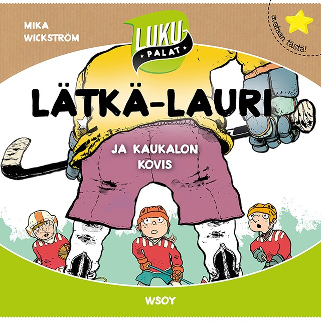 Couverture de livre pour Lätkä-Lauri ja kaukalon kovis