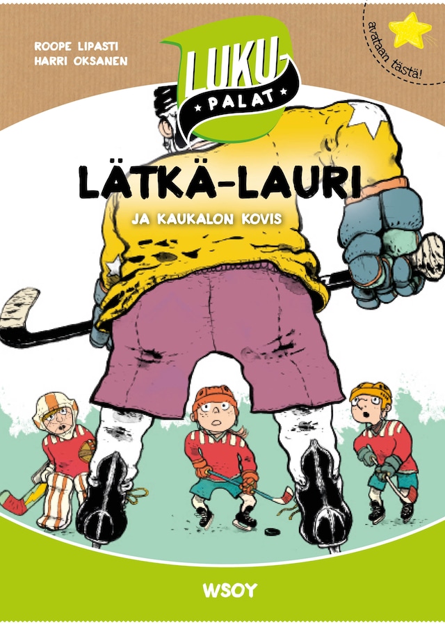Couverture de livre pour Lätkä-Lauri ja kaukalon kovis (e-äänikirja)