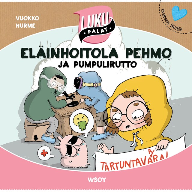 Book cover for Eläinhoitola Pehmo ja pumpulirutto