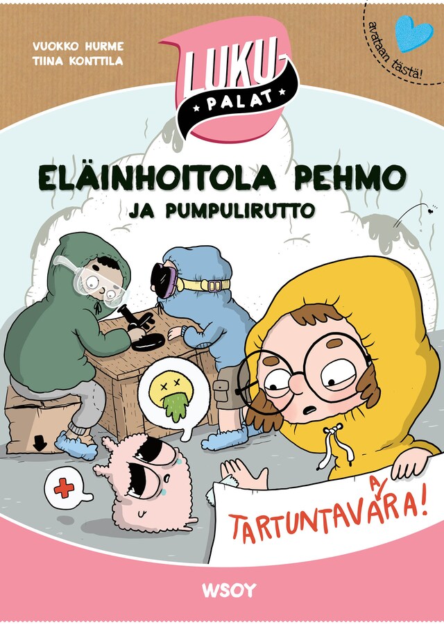 Couverture de livre pour Eläinhoitola Pehmo ja pumpulirutto (e-äänikirja)