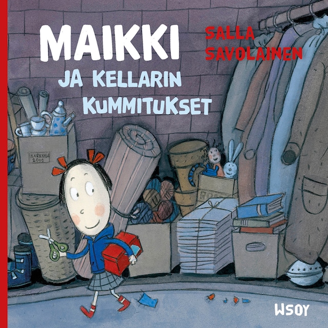 Couverture de livre pour Maikki ja kellarin kummitukset