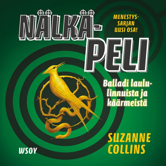 Book cover for Nälkäpeli: Balladi laululinnuista ja käärmeistä