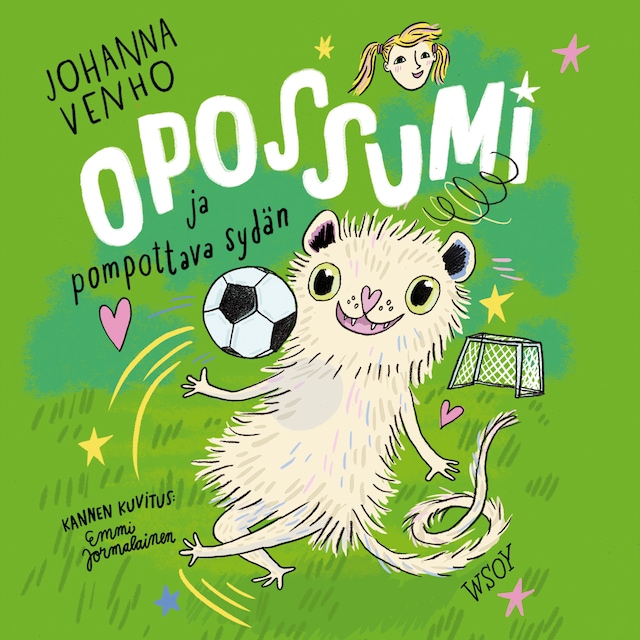 Couverture de livre pour Opossumi ja pompottava sydän