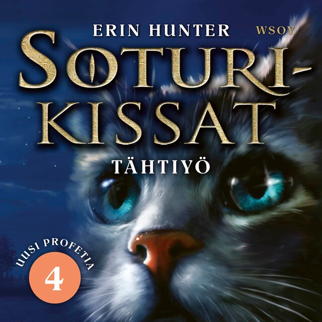 Book cover for Soturikissat: Uusi profetia 4: Tähtiyö