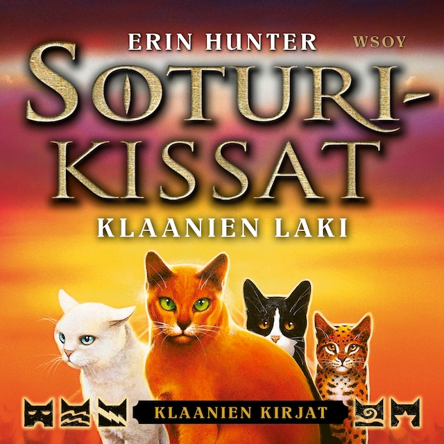 Book cover for Soturikissat: Klaanien kirjat: Klaanien laki