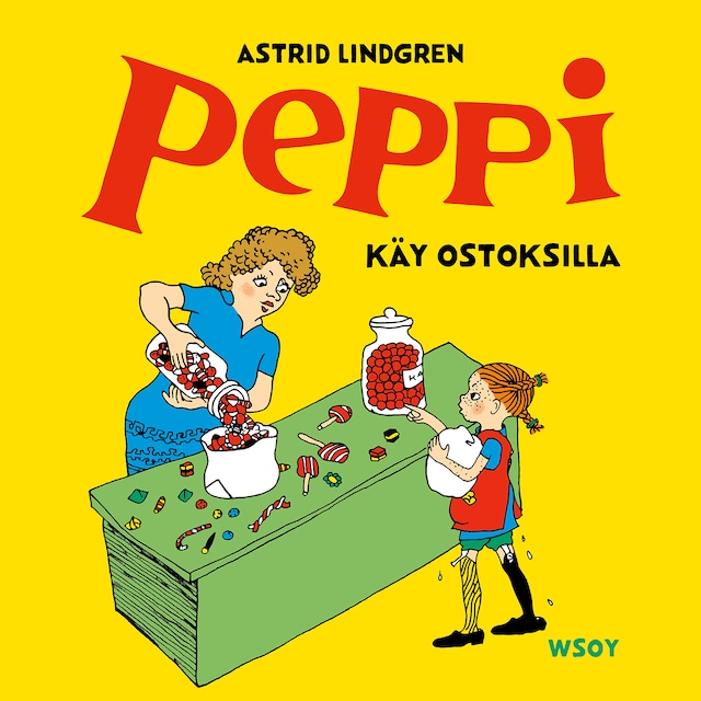 Book cover for Peppi käy ostoksilla