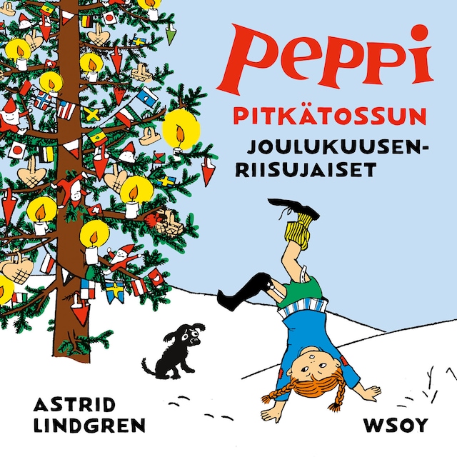 Book cover for Peppi Pitkätossun joulukuusenriisujaiset