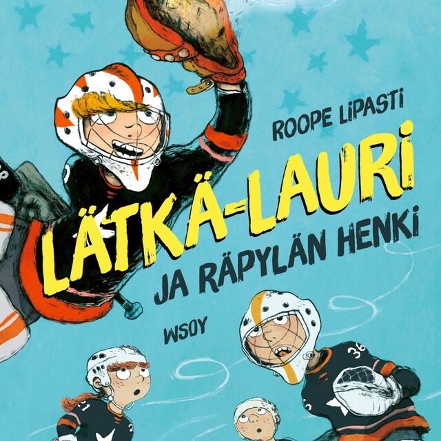 Portada de libro para Lätkä-Lauri ja räpylän henki