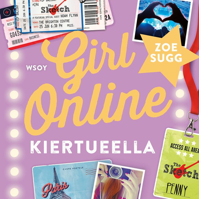 Boekomslag van Girl Online kiertueella