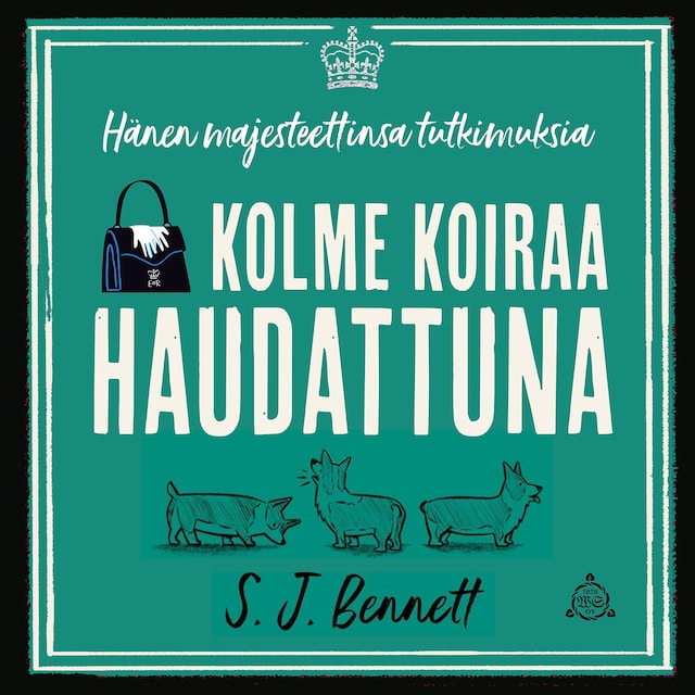 Book cover for Kolme koiraa haudattuna