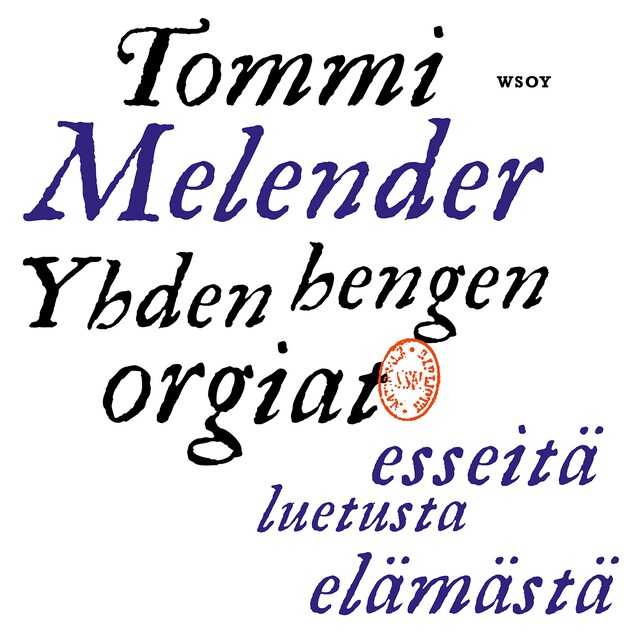 Book cover for Yhden hengen orgiat