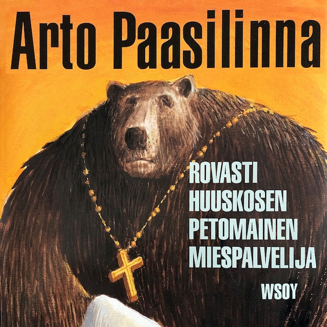 Buchcover für Rovasti Huuskosen petomainen miespalvelija