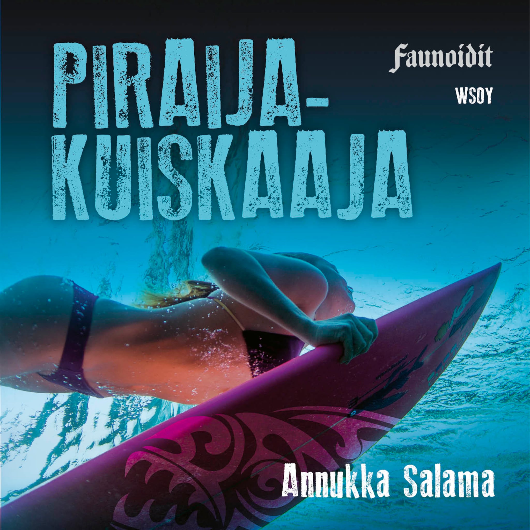 Äänikirjan Piraijakuiskaaja kansikuva