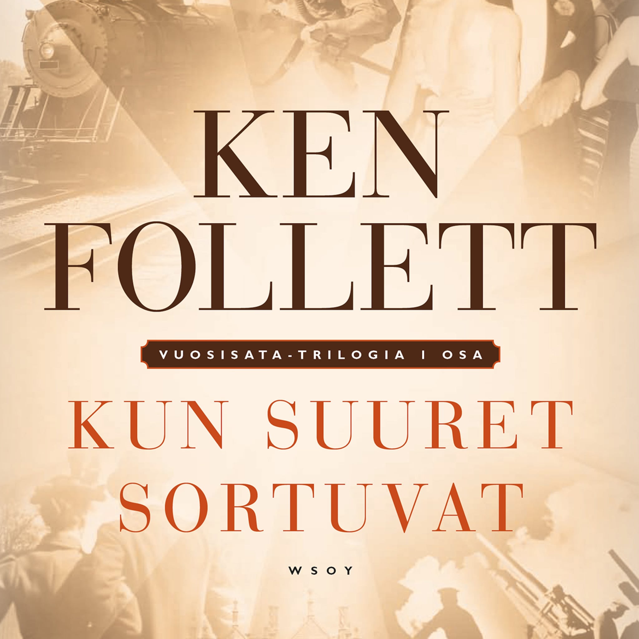 Äänikirjan Kun suuret sortuvat kansikuva