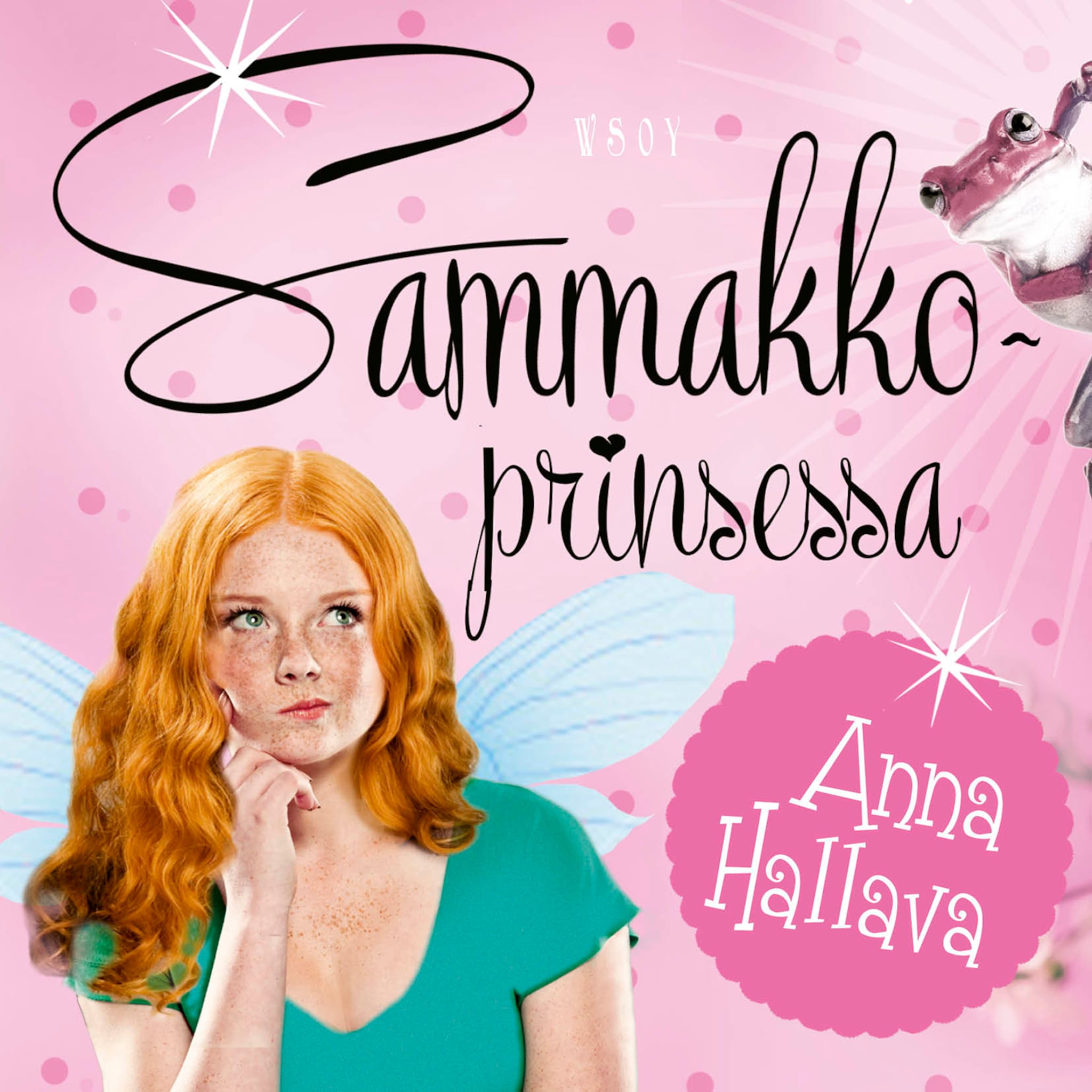 Äänikirjan Sammakkoprinsessa kansikuva