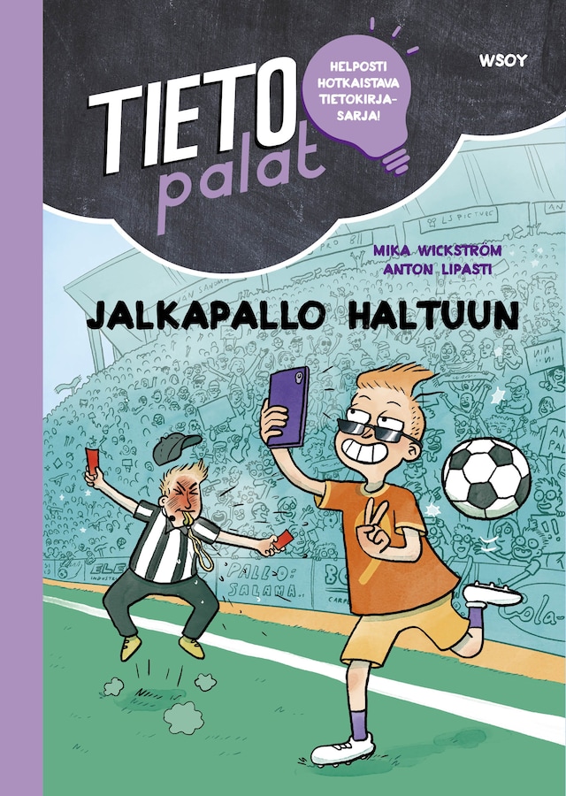 Boekomslag van Tietopalat: Jalkapallo haltuun (e-äänikirja)