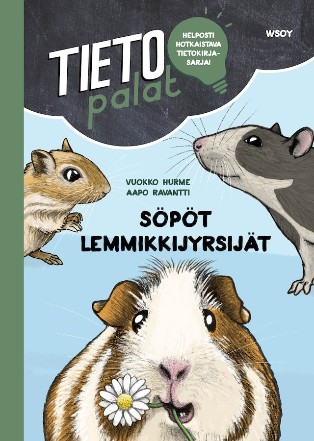 Boekomslag van Tietopalat: Söpöt lemmikkijyrsijät (e-äänikirja)