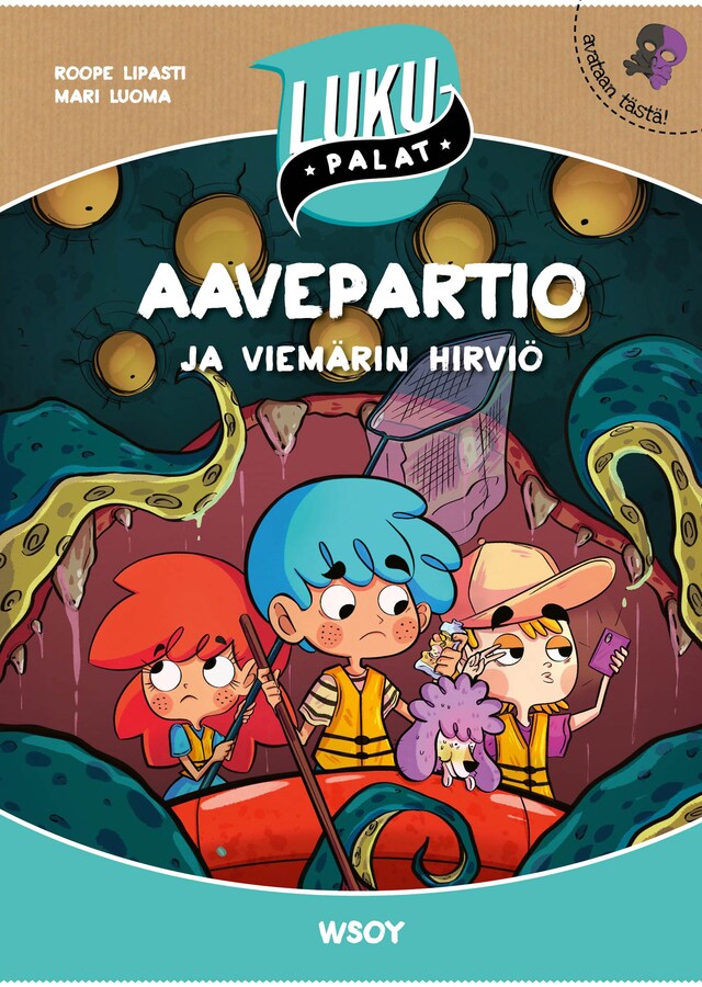 Portada de libro para Aavepartio ja viemärin hirviö (e-äänikirja)